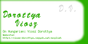dorottya viosz business card